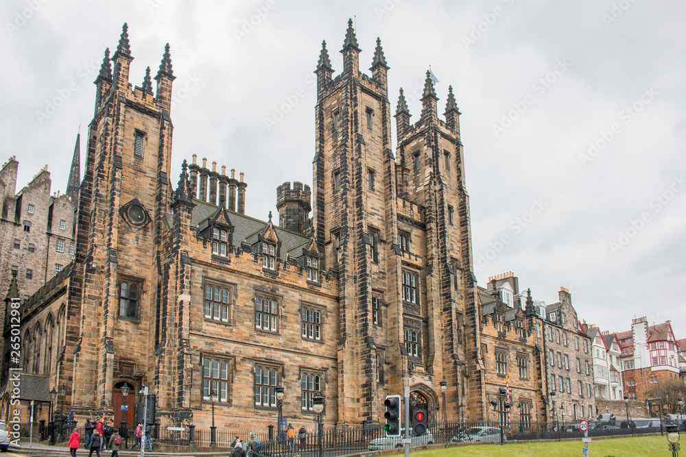 The building of University of Edinburgh