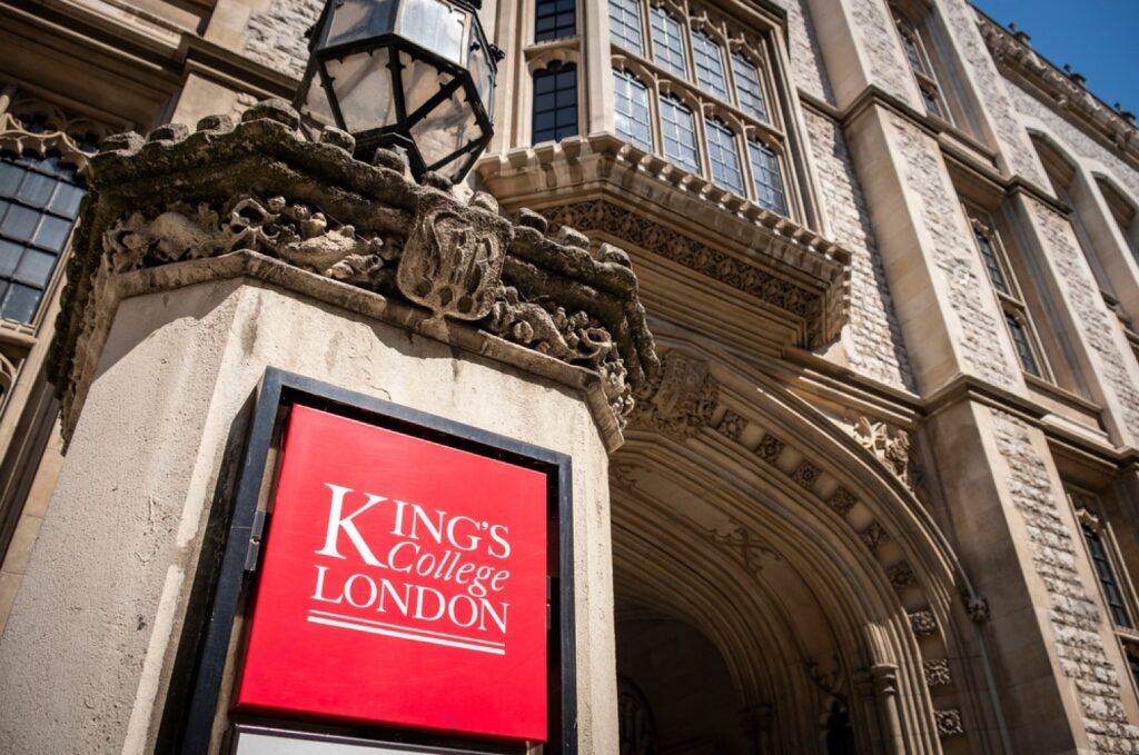 A view of King's College London